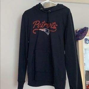 Navy blue patriots sweatshirt